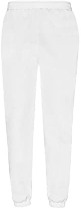 Fruit of the Loom Men's Sports Pants, 1 x white elastic + 1 notepad, XXL