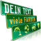 schildEVO 1 Fun-Schild geprägt | Grün Glitter mit Wunschtext bis zu 16 Zeichen | Aluminium Namensschild | Individuelles Fun-Kennzeichen | Bohrlöcher & Saugnäpfe