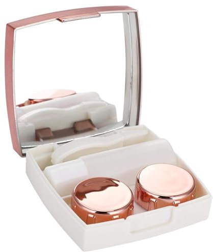 MYSUNBAR 3 Colors Mini Contact Lens Contact Lens Care Products & Accessories, Case Holder, Eye Care, Lens Case, multicoloured, Pocket organiser