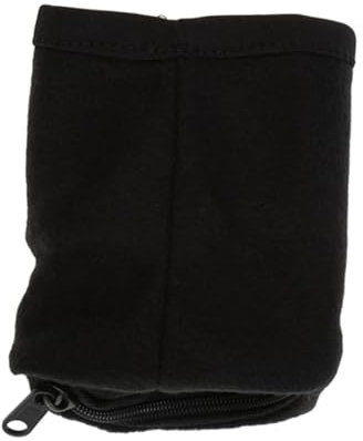 Qukaim Handgelenktasche für Outdoor-Sport, Laufen, Handgelenktasche, schwarzes Armband für Joggen und Training, leichtes Design, verstellbare Passform, geeignet für alle Aktivitäten