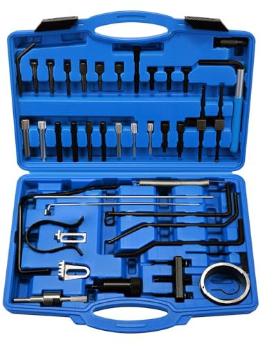 CISSIYOG Calage Moteur Courroie de Distribution Kit, Outil Calage Arbre à Cames, Outil de Calage Moteur Compatible avec Peugeot, mit C-itroen, PSA Diesel Petrol Twin Tdi HDI PSA 4086