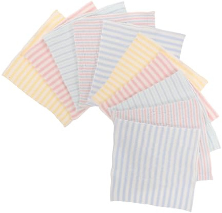 Anneome 10 pièces Bande de Ventre Garçon Fille Coton Doux Respirant Élastique Protection Nombril Mix Pour Garçon Fille