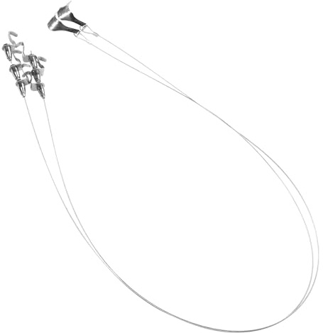 DOITOOL Sistema Ajustable para Colgar Cuadros con Cable de Acero de 15 M 2 Juegos de Ganchos y 3 Reguladores Cuerda Resistente para Colgar Pinturas Fotos y Espejos Soporte Seguro