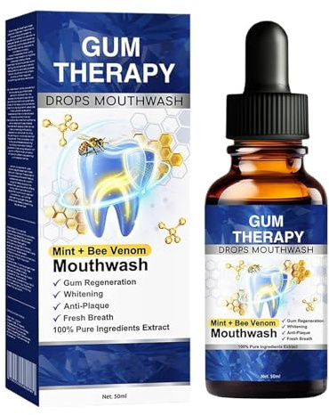 Mouth Rinse - Teeth and Gums Mouth Wash, 50ml Natural Teeth Gum Cleaner, Refreshing Breath Care Liquid, Gentle Alcohol Free Formula for Adults Dry Tooth Repair Daily Hygiene