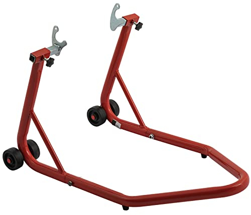 Elevador Trasero Universal Caballete Rojo Moto Posterior Adaptadores Diábolo