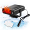 ZoneYan Autoheizung 12V, Auto Heizung Tragbare und Ventilator 2 in 1,Heizlüfter Auto,Anti Beschlag Auto Heizung,Windschutzscheibe Defroster,Einstecken in Zigarettenanzünder 360° Drehbar Autoheizung