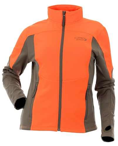 DSG Outerwear Upland Zip Up, Blaze Orange/Stone, X-Large