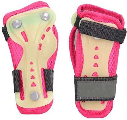 MechKit 2 Pezzi Protezioni per Polsi Pattinaggio a Rotelle Assorbimento del Sudore Traspirante Flessibile Polsiera per Pattinaggio per Bambini per Sport all'Aria Aperta per Bambini (S)