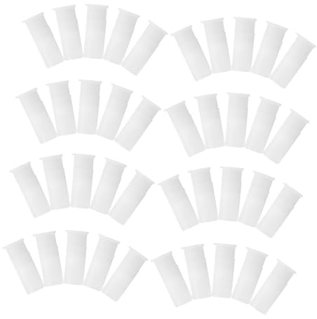 Milisten Squeaker Ragazzo Giocattoli Morbidi e per Riparazione Ragazza per Inserto 100 Pezzi Bianco in Plastico, Facile da Trasportare Portatile, Accessori