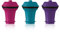 Vacu Vin Wine Saver Vacuum Stoppers, Set of 3 - Purple / Blue / Pink
