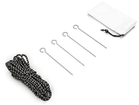 Vispronet Abspann-Set Basic für Befestigung von Faltpavillon Faltzelt Pavillon Basic/Select