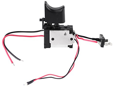 Interruptor De Taladro Eléctrico 7.2 V-24 V Batería De Litio Control De Velocidad De Taladro Inalámbrico Con Interruptor De Retroceso Con Luz Pequeña
