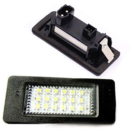 MuChangZi 2 Unids Número de Led Lámpara de la Luz de la Placa de Matrícula para BMW E39 M5 E70 E71 X5 X6 E60 M5 E90 E92 E93 M3