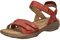 Josef Seibel Damen Riemchensandalen Debra 62, Frauen Sandalen,Weite G (Normal),offene Schuhe,Strandschuhe,Sandaletten,bequem,rot,37 EU