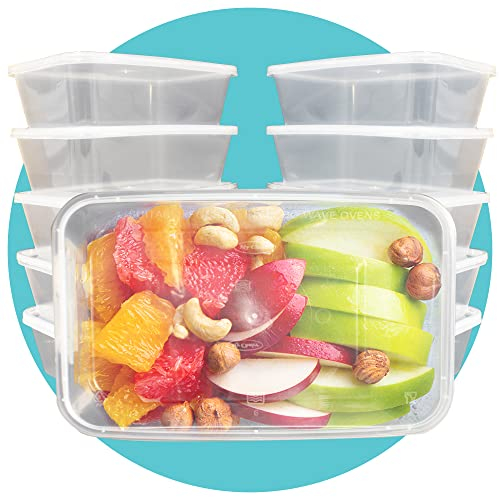 Triplast 10 x 500ml Plastic Food Containers with Lids - Microwave, Freezer & Dishwasher Safe - Airtight, BPA Free, Reusable, Recyclable - Meal Prep, Food Storage, Takeaway, Batch Cooking & Lunch Box