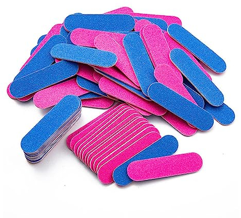 LJFEA 20 Pcs Limes a Ongles, Lime a Ongle Professionnelle,Lime à ongles double face,pour la Manucure,Limes Mini pour Ongles Pour la Maison/un Institut