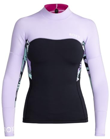 Roxy 1 mm Swell Series 2022 - Long Sleeve Wetsuit Top for Women - Giacca in neoprene - Donna - 2 - Nero.