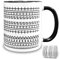 Audasi F*ck This Shit Mug,Tasse à café 11oz Message caché Romantisme Créativité Tasse à café amusante en céramique Humour unique Tasse à boire Cadeau amusant pour les amis et les collègues de travail