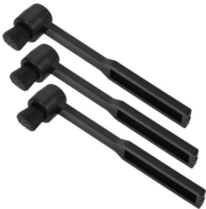 Operitacx 3pezzi Spazzola Per Pulizia Ago Pulitore Per Puntine Spazzola Per Pulizia Dei Dischi in Vinile Per Della Puntina Del Giradischi Antistatica Per Dischi