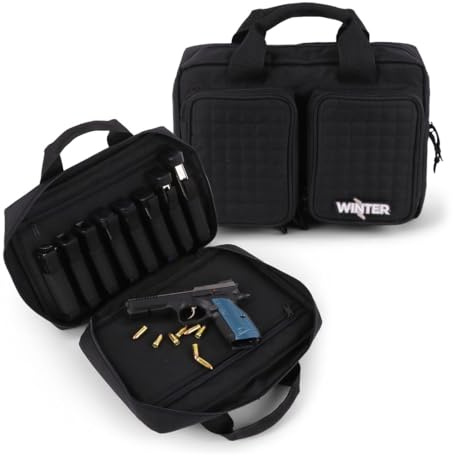 Winter Guncases 1982 Pistolentasche für 2 Pistolen Night