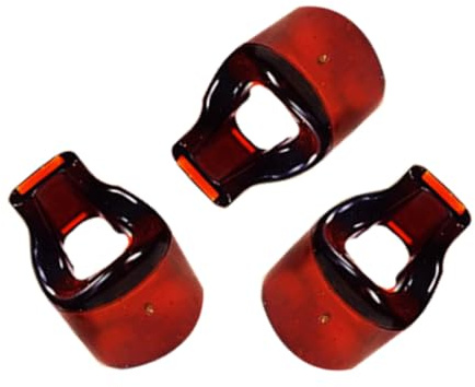 3pcs Flute Mouthpiece Replacement Resin Blow Aid 23mm Brown | Beginner Friendly Fit, Not Easy to Deform, No Peculiar Smell, for Flute Accessories and Parts