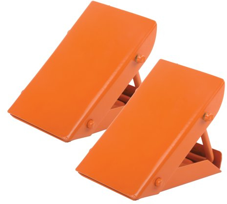 Silverline 525748 Zusammenklappbare Rad-Unterlegkeile aus Stahl 1 Paar