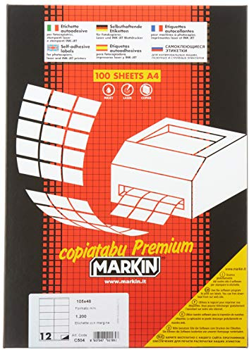 Markin Cf1200 Etichette 105X48