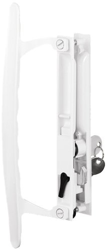 Prime-Line Products C 1197 Sliding Glass Door Handle Set, 6-5/8 in., Diecast, Hook Style, Flush (Single Pack)