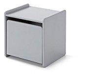 VIPACK Kiddy Nako mit 1 Tür, Holzwerkstoff, hellgrau, 40 x 36 x 40 cm