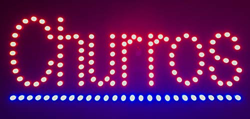 Enseigne lumineuse à LED Churros 30x15x2.5cm
