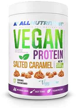ALLNUTRITION Vegan Protein caramel salé - 500 g