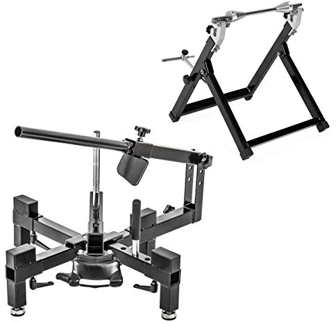 Reifenmontiergerät Set für Chopper/Custombike Special + Wuchtbock sw CB25551