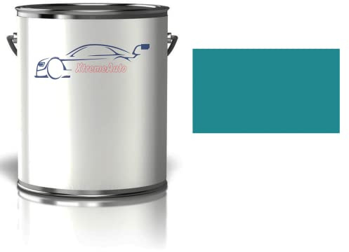 Xtremeauto RAL 5018 Turquoise Blue 500ml RAL Paint Tin/Can Satin Finish Paint DIY Indoor/Outdoor Perfect Finish Quick Dry Arts, Crafts, Furniture, Home, Garden