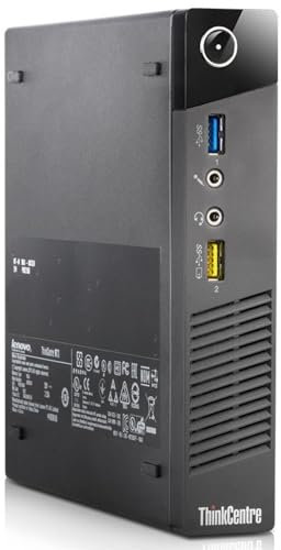 Lenovo ThinkCentre M73 Tiny PC Computer Desktop, Porcessore core i7-4765T, Memoria Ram 16GB, Disco SSD 240GB, Win 10 Pro (Ricondizionato)