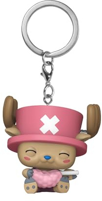 Funko Pop! Keychain: One Piece - Tony Tony Chopper With Cotton Candy Novelty Keyring - Collectable Mini Figure - Stocking Filler - Gift Idea - Official Merchandise - Anime Fans - Backpack Decor