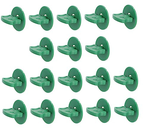 Milisten 50pièces Boucle De Fixation Pour Serre Plastique Boucle Pour Filet Rigide Accessoire De Fixation Pour Serre Pour Fixer Piliers Et Brise-soleil