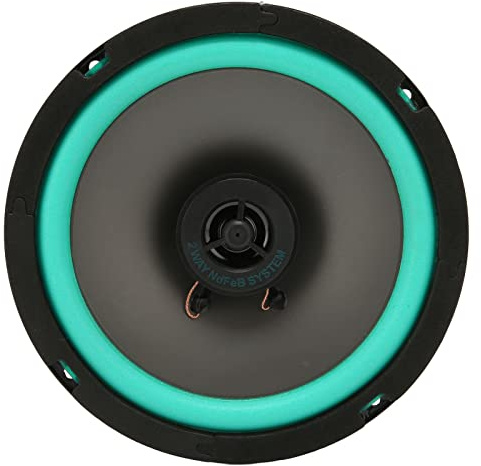 CHEOTIME Conférenciers Audio de Voiture 4 ohm, 80W High Power Stéréo Haut-Parleur Sensibilité 93 DB 70Hz - 18 kHz Chores claires de Gamme pour Les systèmes Audio Automobiles de