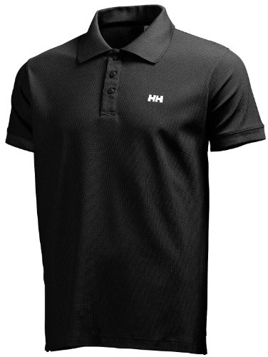 Helly Hansen Hombres Driftline Polo, Negro, 2XL