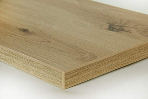 Schreibtischplatte 150x80 aus Holz DIY Schreibtisch direkt vom Hersteller vielseitig einsetzbar - Tischplatte Arbeitsplatte Werkbankplatte mit 125kg Belastbarkeit & Kratzfestigkeit - Lion Eiche