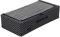 Periea 'Casey' Underbed Storage Boxes with Lids - Foldable, Stackable, and Space-Saving Organiser to Keep Your Space Tidy and Clutter-Free - Black with White Polka Dots - Medium