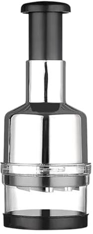 Aiutante in acciaio manuale a zone aglio a zigio in acciaio senza macchia per, tagli di aglio | Cipolle vegetali per verdure vegetali, taglierina di cipolla veloce per una semplice preparazione