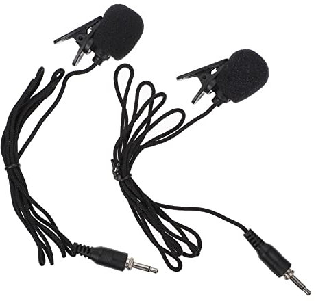 Toyvian 2stücke Omnidirektionales Lavalier Mikrofon Mit Clip Robustes Tragbares Konferenzmikrofon - Kompatibel Für Smartphone Pc Laptop Einfache Handhabung Langlebig Und Praktisch