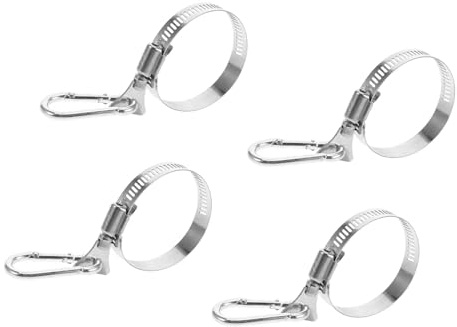 Asukohu Staffa resistente alla corrosione per asta bandiera resistente alla corrosione Costruzione in acciaio inossidabile Facile Mano serrata hardware per asta bandiera dell'installazione