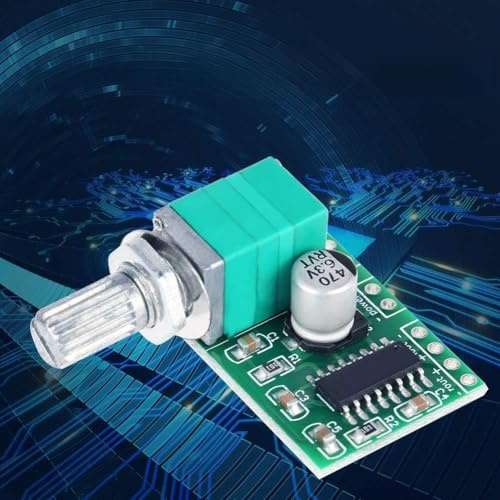 TARSHYRY Förstärkare, Ljudförstärkare 4st PAM8403 Mini DC 5V 3W + 3W 2 -kanal Digital Power Amplifier Board med Potentiometer Miniförstärkare för Ljudprojekt
