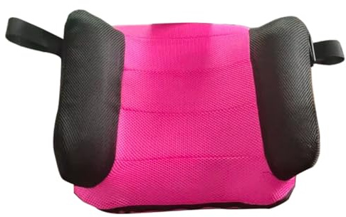 Seggiolino auto rialzato portatile gonfiabile senza schienale - con fibbia e copertura lavabile, cuscino gonfiabile traspirante per viaggi, attività all'aperto, bambini