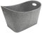 raik SH100643 Holzkorb, Filzkorb Grau, XL