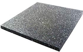 Matte Waschmaschinenmatte, Antivibrationsmatte 60 x 60 cm, schwarz, robuste Unterlegmatte Waschmaschine, Vibrationsmatte, extra-stark Conny Clever