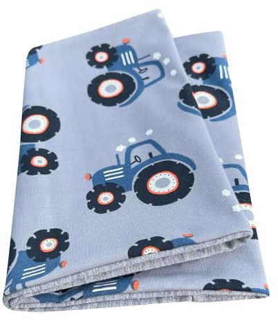Wollhuhn Eco 20200200 Maxi tracteur Écharpe légère pour garçon Gris/bleu foncé