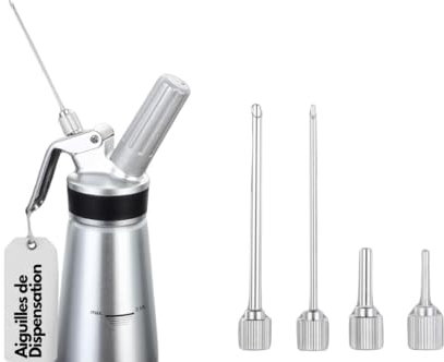 B-ARS Set Ugelli per Dispenser Crema-Aghi Dispenser Panna Montata-Ugelli Panna Sifone-Ugelli Sifone per Panna Montata-Aghi Sifone Professionale-Aghi Dispenser Panna Montata