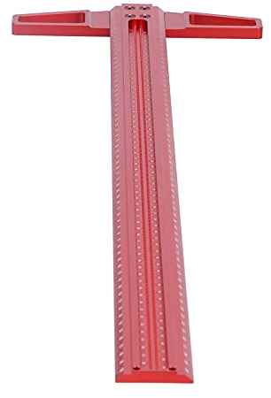 T-Vierkant-Lineal, Lochpositionierung, Anreißlehre, Zeichenwerkzeuge, Zeichenlineal für Werbung (600 mm (T600))